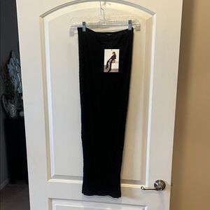 naked wardrobe Black Maxi Skirt